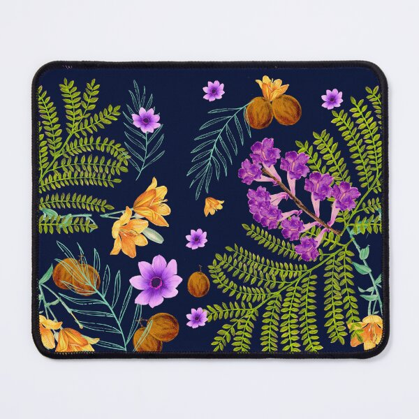 Item preview, Jacaranda floral print designed and sold by chaqui-nature.