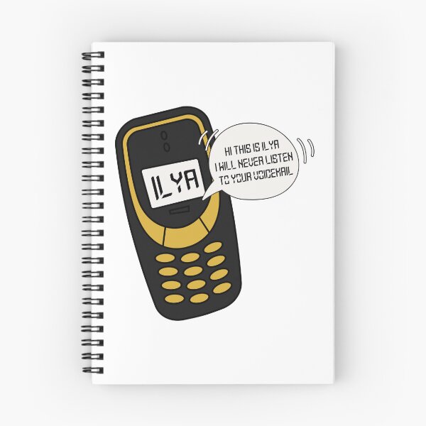Item preview, Ilya's phone voicemail with speech bubble designed and sold by notcooljimmysteve.