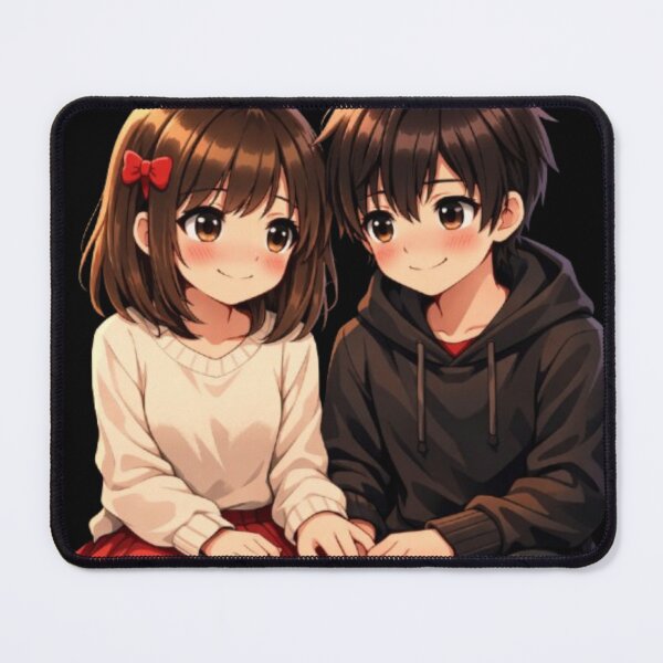 Item preview, Soft Blush Anime Love Illustration designed and sold by CutePearlStudio.