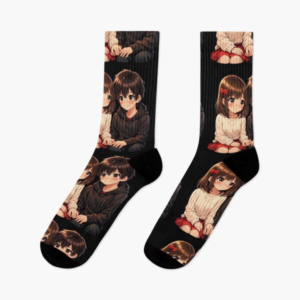 Item preview, Soft Blush Anime Love Illustration designed and sold by CutePearlStudio.
