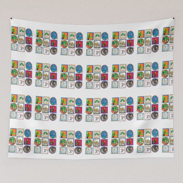 Item preview, Nostalgic kids books stamps designed and sold by swanspirate520.