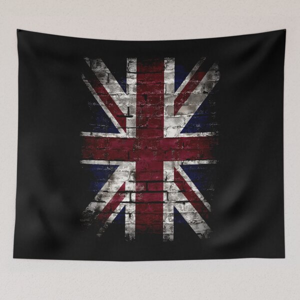 Item preview,  Grunge Uk Flag Great Britain Punk Style Distressed Wall designed and sold by WHITEMOON12.