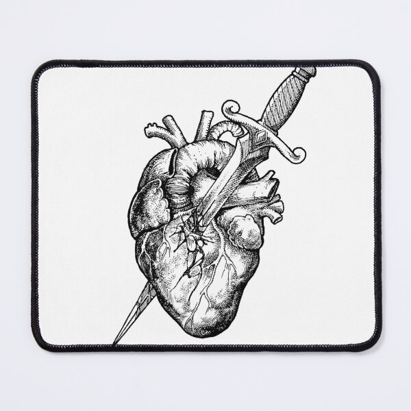 Item preview, Gothic Heart Dagger designed and sold by fadhilfahrianto.