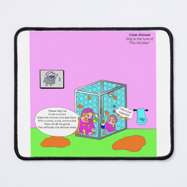 Item preview, Clean Shower - This Old Man designed and sold by tuneinwithamy.