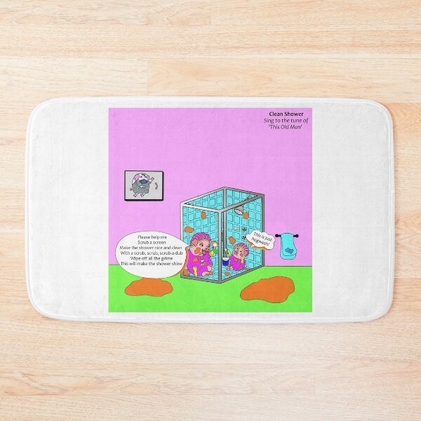 Item preview, Clean Shower - This Old Man designed and sold by tuneinwithamy.