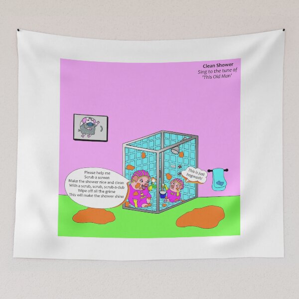 Item preview, Clean Shower - This Old Man designed and sold by tuneinwithamy.