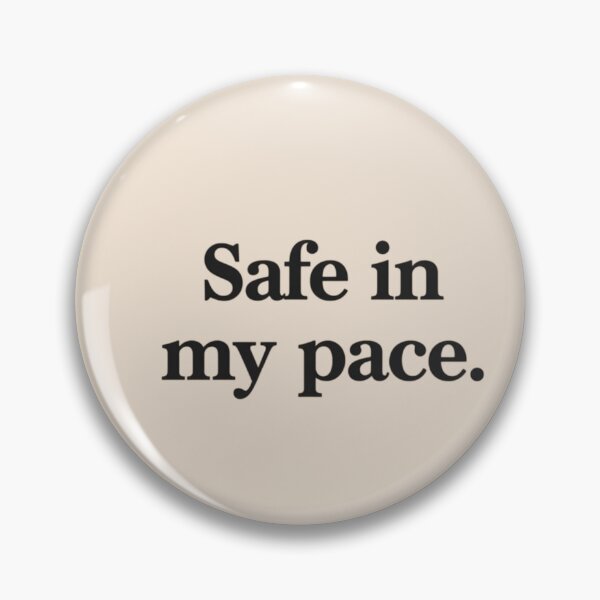 Item preview, Safe In My Pace – Minimal Calm Typography Design designed and sold by Irene Catchmind.