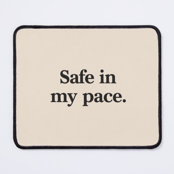 Item preview, Safe In My Pace – Minimal Calm Typography Design designed and sold by Irene Catchmind.
