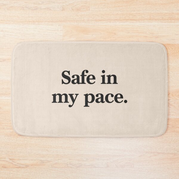 Item preview, Safe In My Pace – Minimal Calm Typography Design designed and sold by Irene Catchmind.