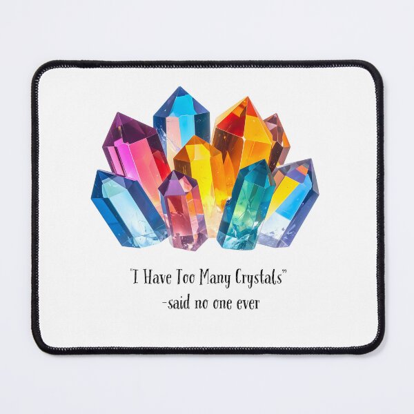 Item preview, Too Many Crystals? Never. designed and sold by GraveyardGlam.