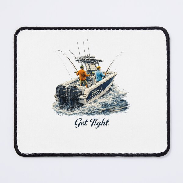 Item preview, Get Tight - Offshore Fishing Action Tee designed and sold by Where Ash Meets Brine.