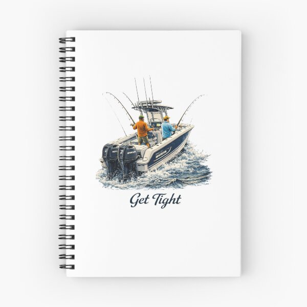 Item preview, Get Tight - Offshore Fishing Action Tee designed and sold by Where Ash Meets Brine.