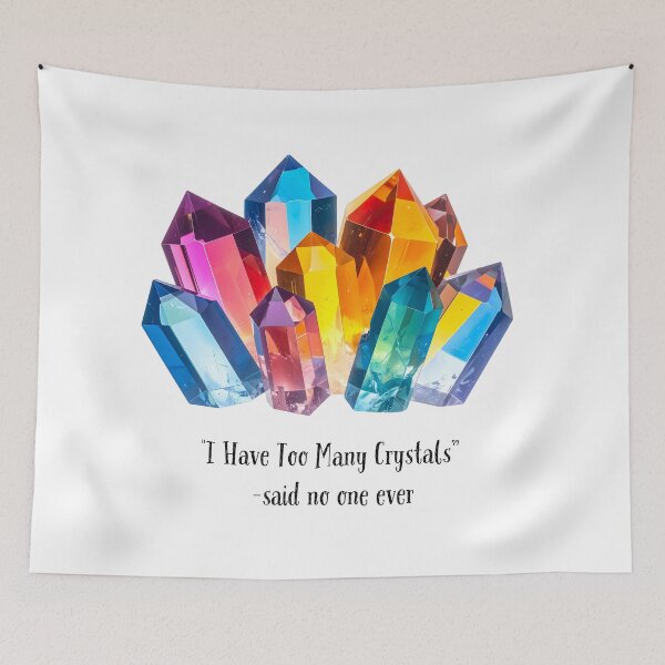 Item preview, Too Many Crystals? Never. designed and sold by GraveyardGlam.
