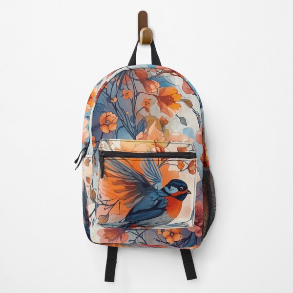 Item preview, Abstract Watercolor Birds and Botanical Blossoms designed and sold by optimusprime39.