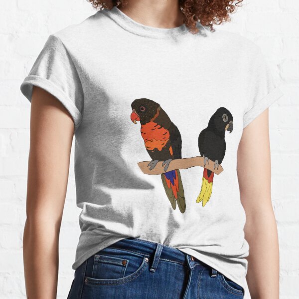 Dusky Lory and Black Lory Classic T-Shirt