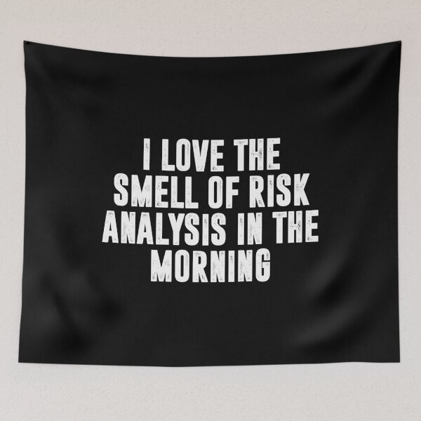 Item preview, I Love The Smell Of Risk Analysis In The Morning - Funny Actuary Risk Analyst designed and sold by novelliamaera.
