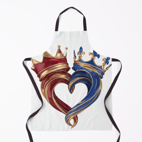 Item preview, His and Hers - My King and My Queen Heart Artwork designed and sold by BrickByDream.