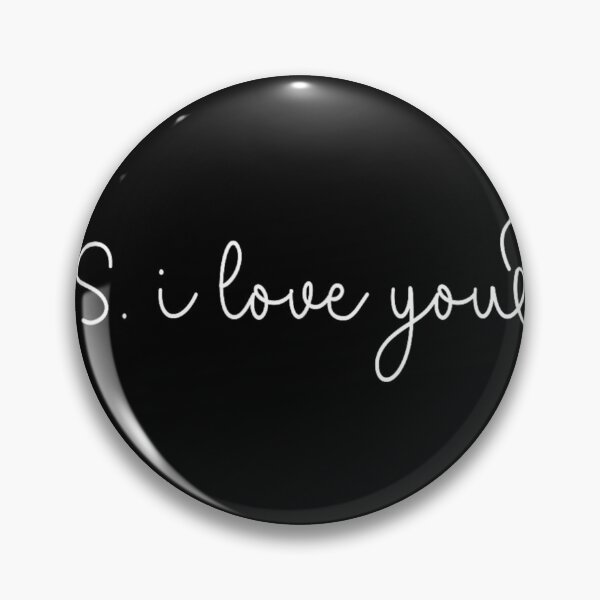 Item preview, PS I Love You Elegant White Cursive Script Heart Wedding Valentine Gift designed and sold by LizzyKeiko.