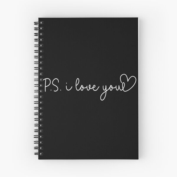 Item preview, PS I Love You Elegant White Cursive Script Heart Wedding Valentine Gift designed and sold by LizzyKeiko.