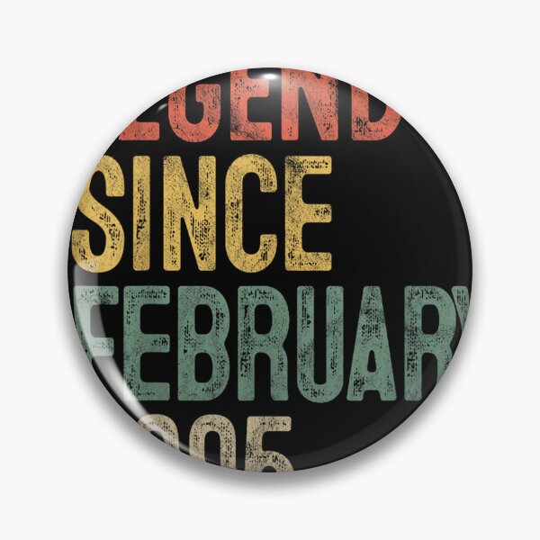 Item preview, Legend Since February 2005 Retro Vintage 21st Birthday For Men And Women designed and sold by LizzyKeiko.
