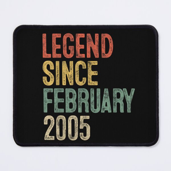 Item preview, Legend Since February 2005 Retro Vintage 21st Birthday For Men And Women designed and sold by LizzyKeiko.