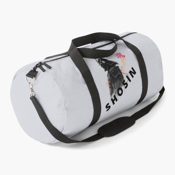 Item preview, SHOSIN - Zen Samurai Soul "TAMASHII" Ash Grey Duffle Bag designed and sold by SHOSIN-Design.