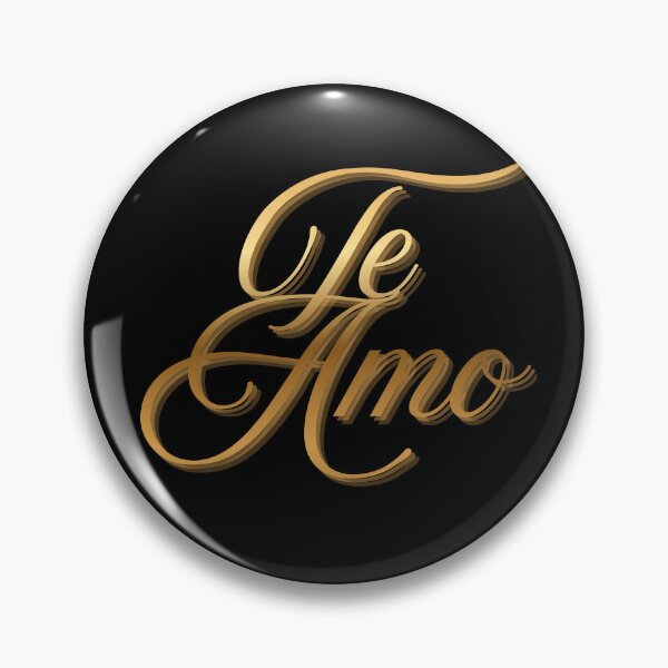 Item preview, Te Amo | Elegant Gold Script Romantic Design designed and sold by KrisBee Presents Dot Fun.