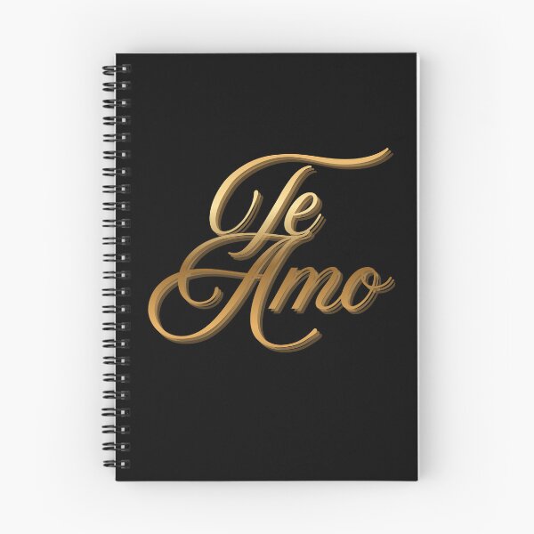 Item preview, Te Amo | Elegant Gold Script Romantic Design designed and sold by KrisBee Presents Dot Fun.