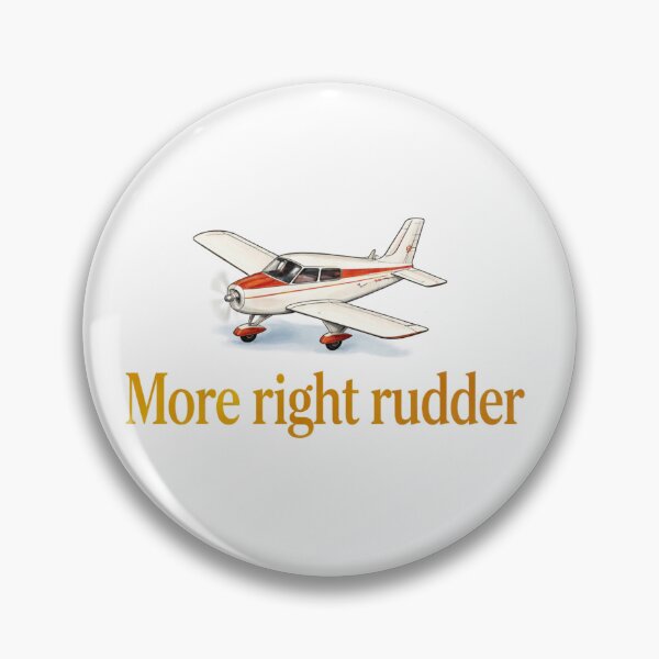 Item preview, more right rudder P factor torque high AOA designed and sold by PilotandPlane.