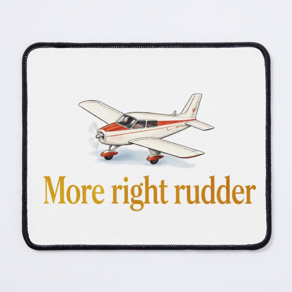 Item preview, more right rudder P factor torque high AOA designed and sold by PilotandPlane.