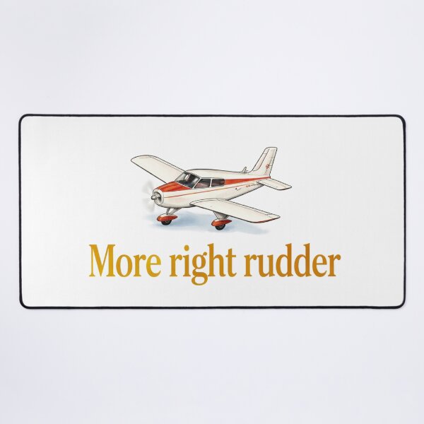 Item preview, more right rudder P factor torque high AOA designed and sold by PilotandPlane.