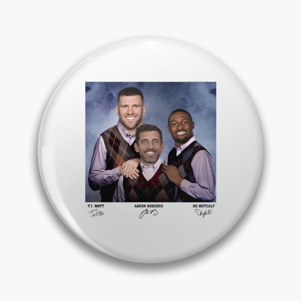 Item preview,  Aaron Rodgers Dk Metcalf T.J. Watt Football designed and sold by Yocca.