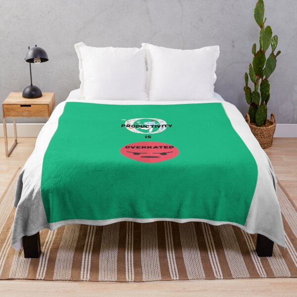 Item preview, Productivity Is Overrated – Funny Anti Hustle Quote Design designed and sold by NeonPetal.