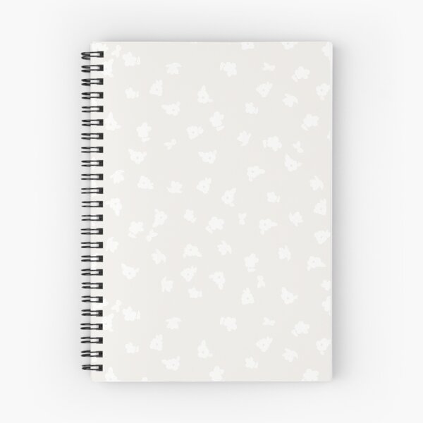 Aperçu de l'œuvre Motifs floraux discrets blancs et blanc cassé créée et vendue par AshDollCreations.
