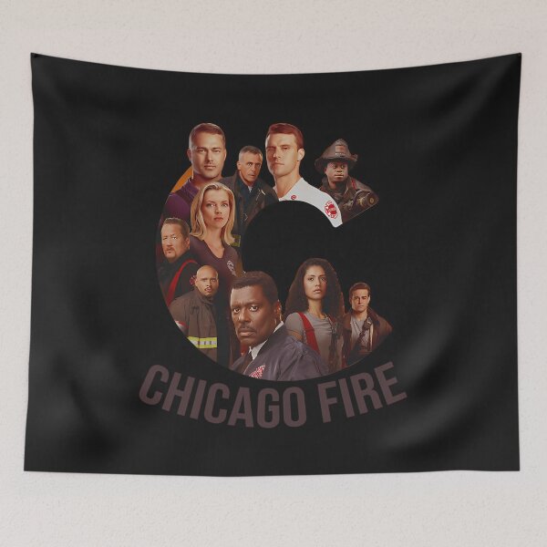 Item preview,  Chicago Fire Characters Cast Poster Log designed and sold by MrjStore.