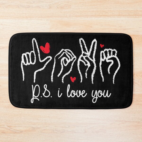 Item preview, ASL PS I Love You American Sign Language Hand Signs Valentine Gift designed and sold by Nannythenimfa.