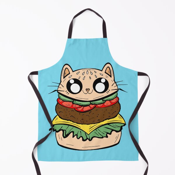 Item preview, Cat burger With blue background  designed and sold by missmann.