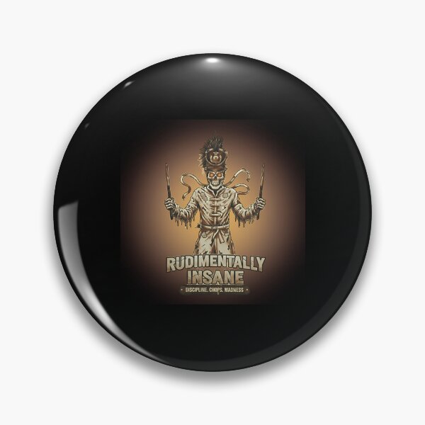 Item preview,  Rudimentally Insane Skeleton Drummer designed and sold by Yocca.