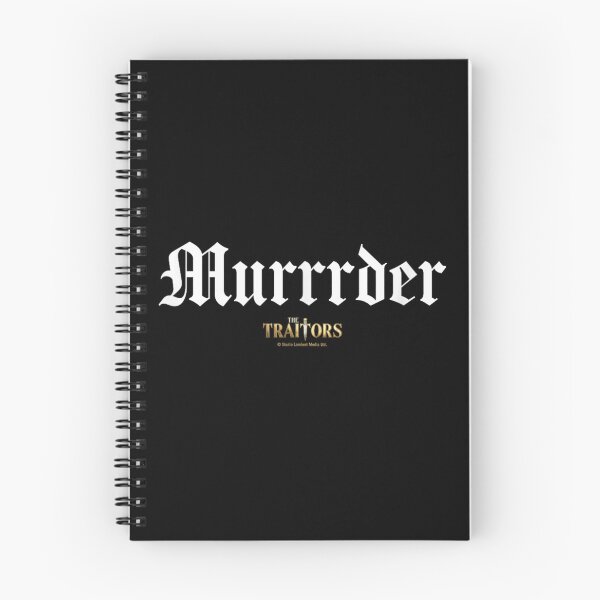 Item preview, Murrrder The Traitors Reality TV Show Goth Font Medieval Dagger Aesthetic designed and sold by HuserPiri.