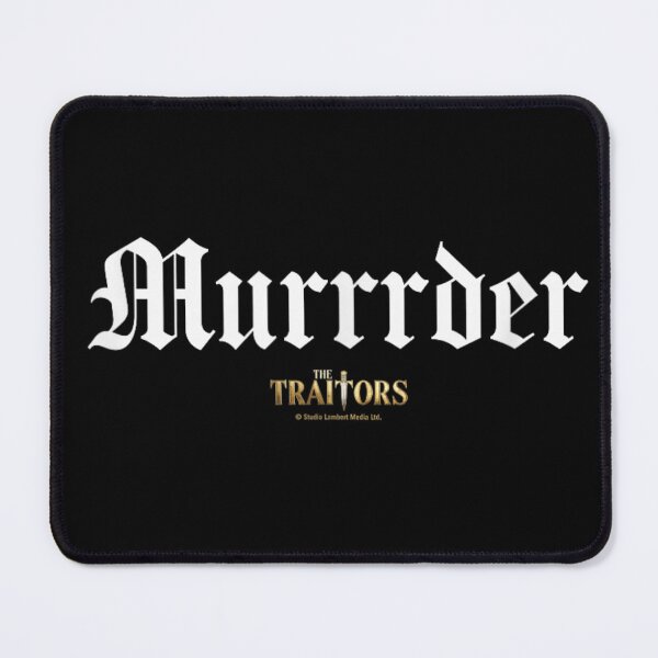 Item preview, Murrrder The Traitors Reality TV Show Goth Font Medieval Dagger Aesthetic designed and sold by HuserPiri.
