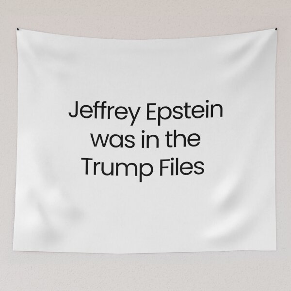 Item preview, Jeffrey Epstein Was In the Trump Files black designed and sold by KATKattalestv.