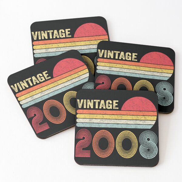 Item preview, Vintage 2008 Retro 18th Birthday Sunset Aesthetic 18 Years Old Gift designed and sold by RenettaFunky.