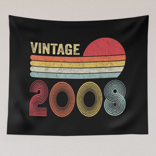 Item preview, Vintage 2008 Retro 18th Birthday Sunset Aesthetic 18 Years Old Gift designed and sold by RenettaFunky.