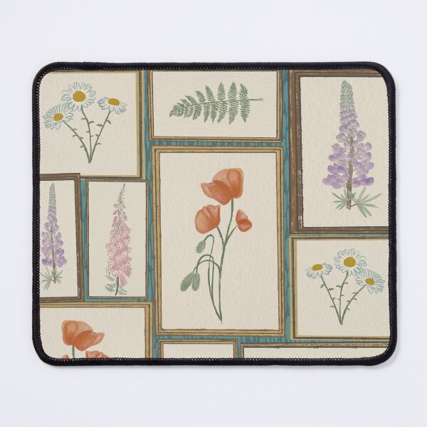 Item preview, Vintage Wildflower Botanical Collage - Antique Garden Plates designed and sold by holu_designs.