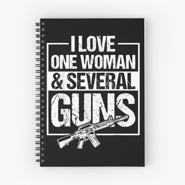 Item preview, I Love One Woman And Several Guns Funny Patriotic Husband Gift designed and sold by RenettaFunky.