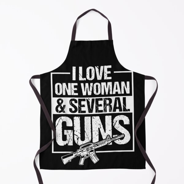Item preview, I Love One Woman And Several Guns Funny Patriotic Husband Gift designed and sold by RenettaFunky.
