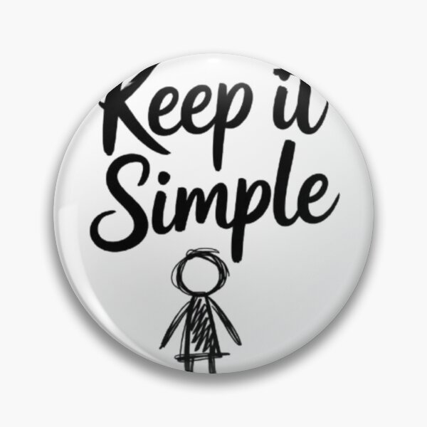 Item preview, Keep It Simple — Clean Living Mindset designed and sold by NewUSShop.