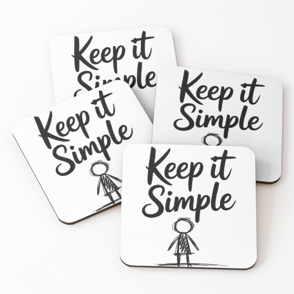 Item preview, Keep It Simple — Clean Living Mindset designed and sold by NewUSShop.