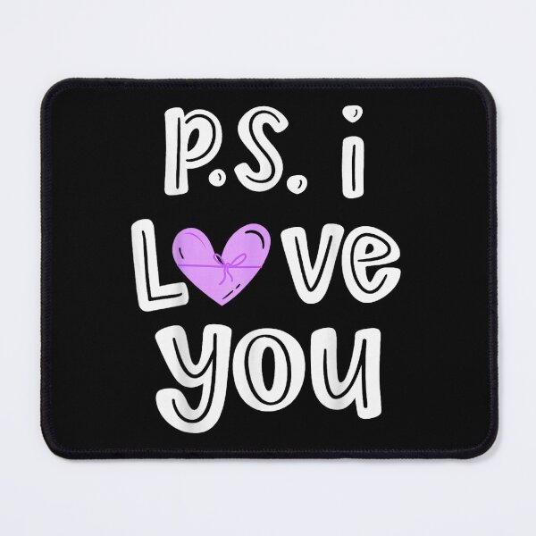 Item preview, P.S. I Love You Cute Handwritten Heart Gift For Her Girlfriend designed and sold by RenettaFunky.