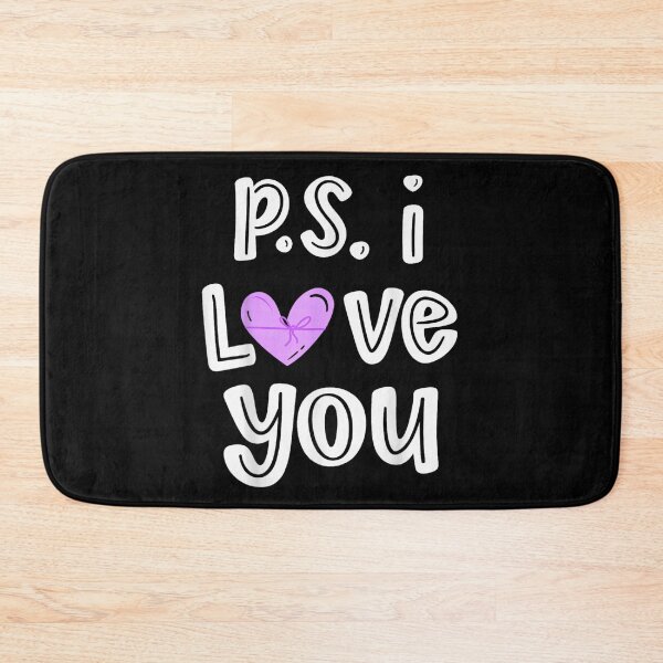 Item preview, P.S. I Love You Cute Handwritten Heart Gift For Her Girlfriend designed and sold by RenettaFunky.